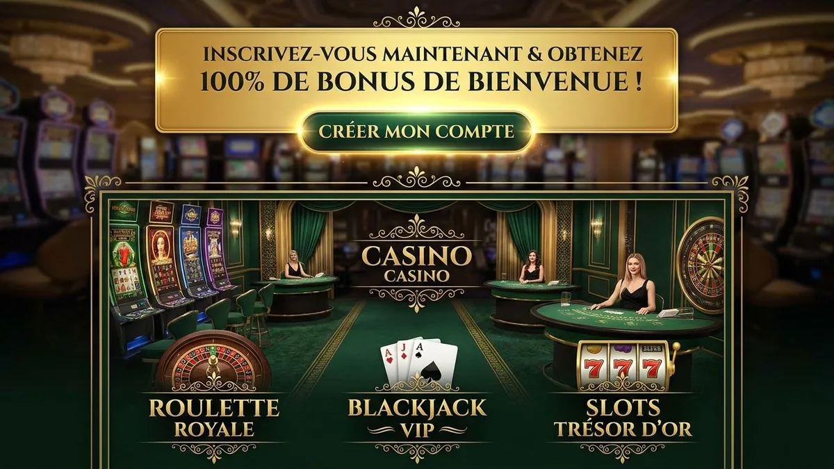 Inscription avec bonus